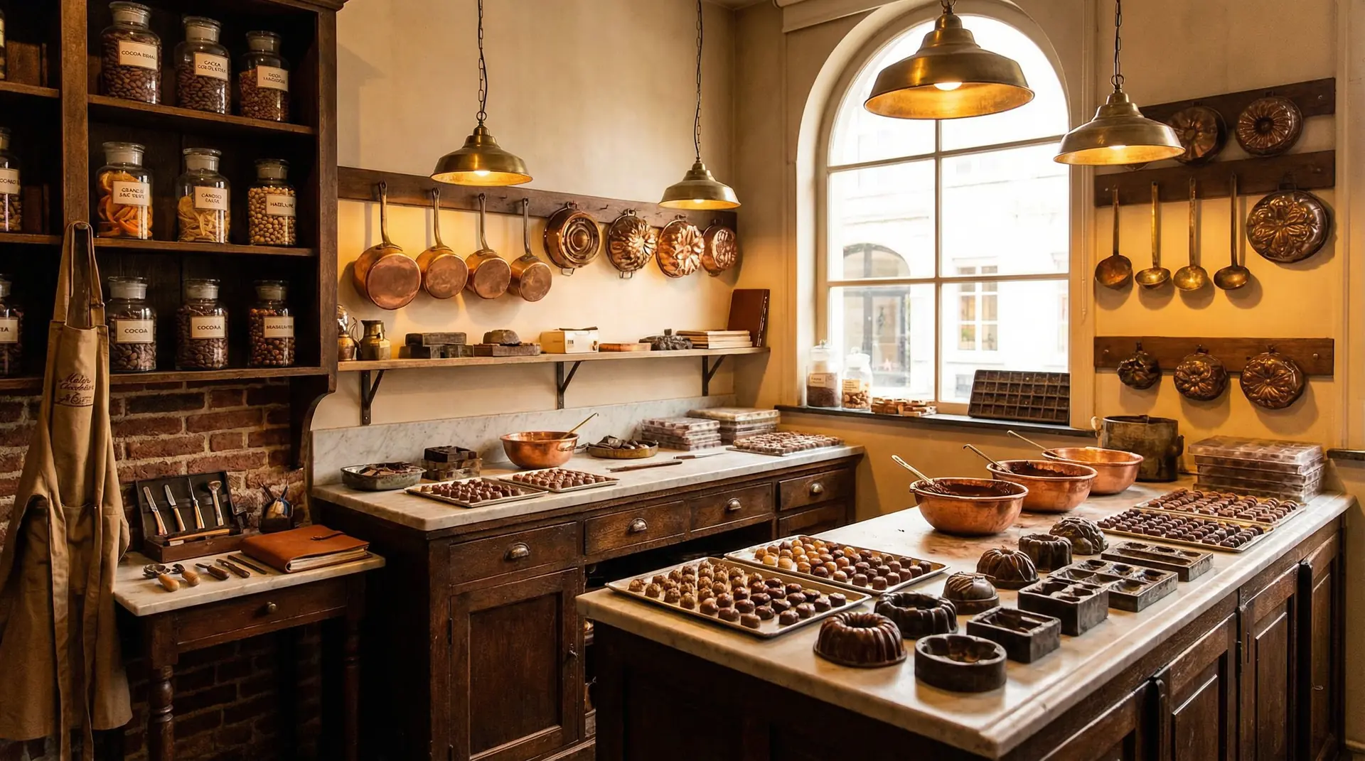 糖心工坊内部 - 糖心vlog ，传统巧克力制作工坊